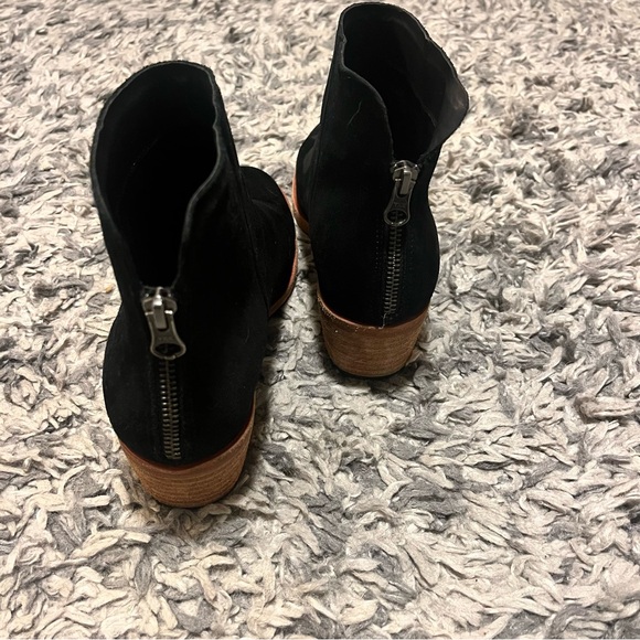 Kork-Ease Kecia Genuine Suede Ankle Boots - size 9 - black - Picture 4 of 5